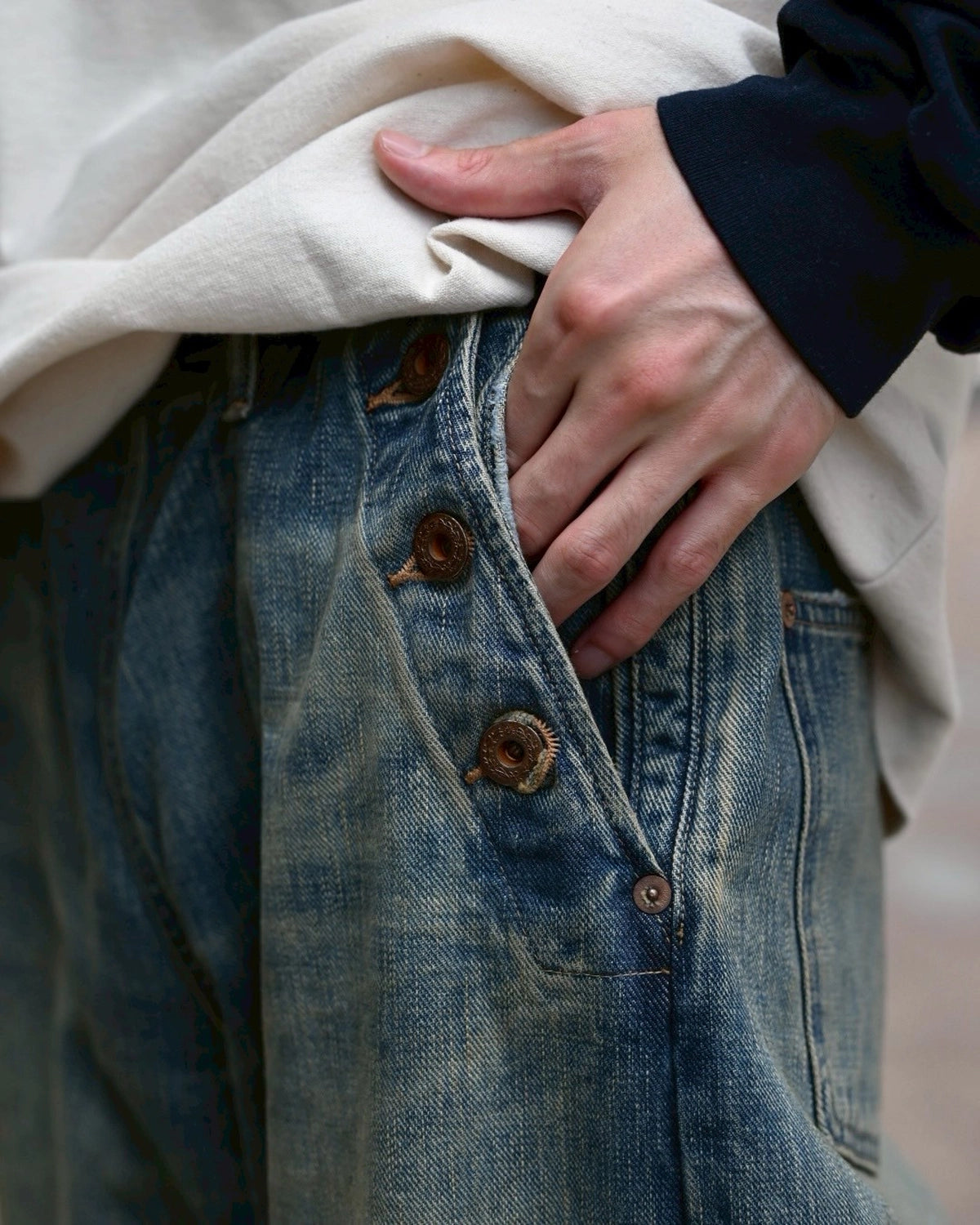 SUGARHILL / FADED SAILOR DENIM PANTS (25880402)