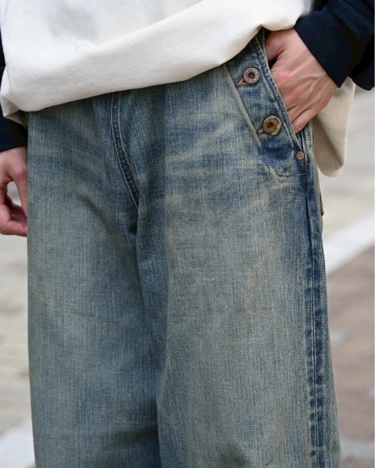 SUGARHILL / FADED SAILOR DENIM PANTS (25880402)