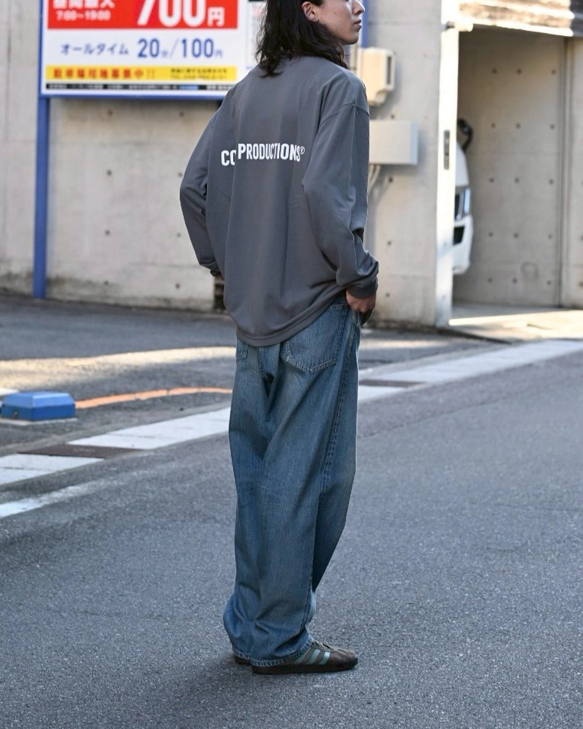 COOTIE PRODUCTIONS® / Dry Tech Jersey Oversized L/S Tee (CTE-25S336)