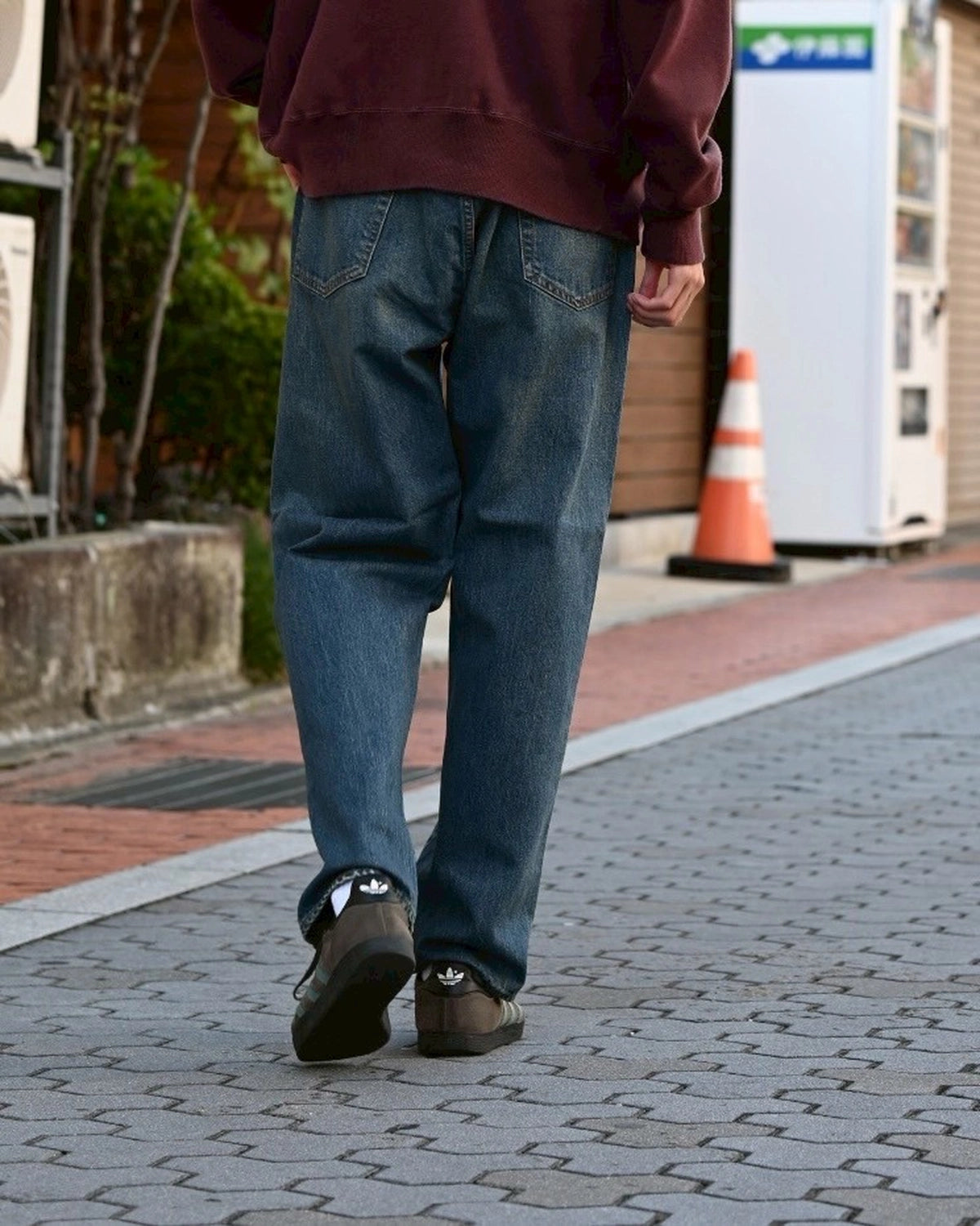 アプレッセ 23SS Washed Denim Wide Pants 34 A.PRESSE - アプレッセ23AW Washed Denim Wide Pants(23AAP-04