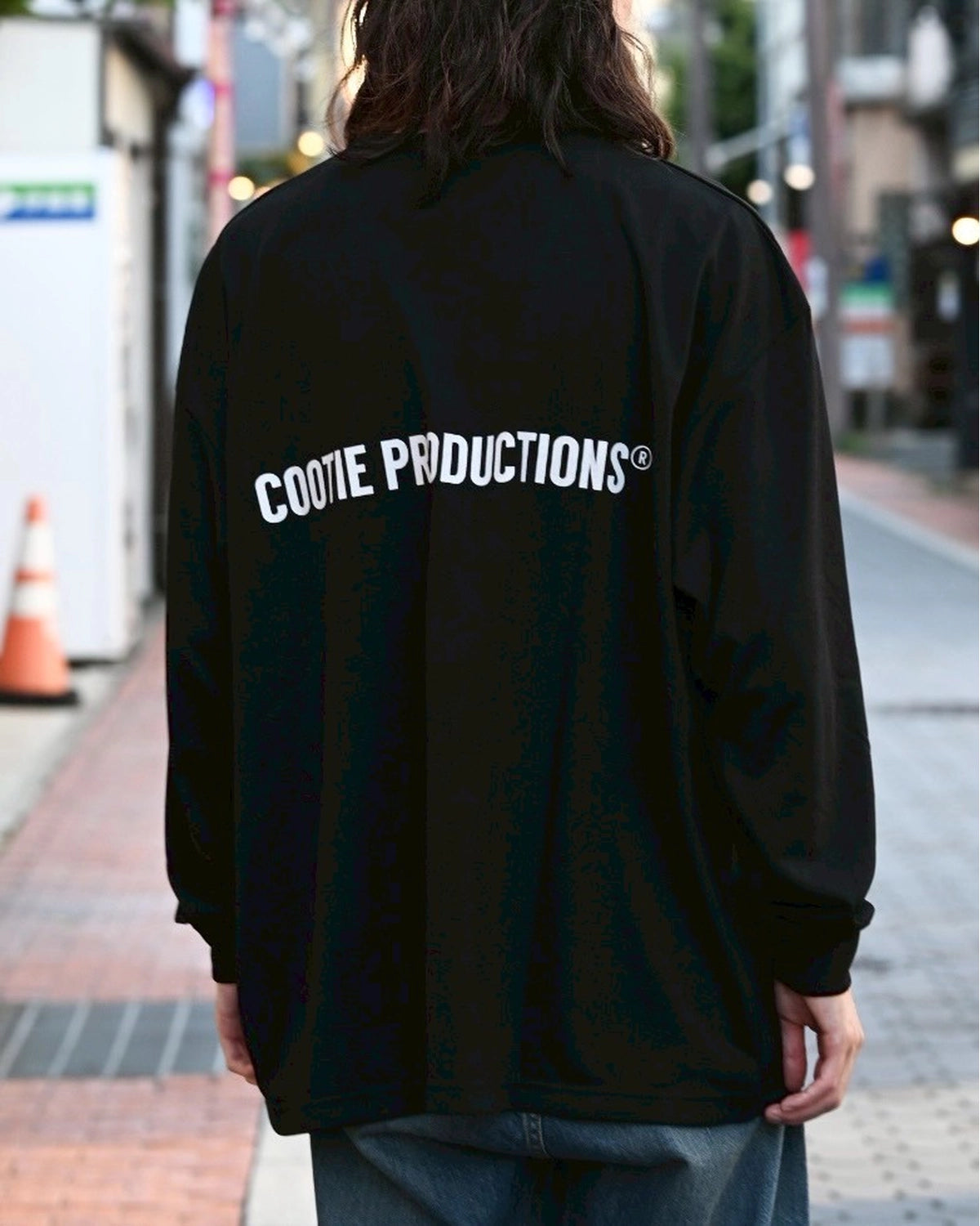 トップス COOTIE Drytech Oversized L/S Tee COOTIE PRODUCTIONS/Dry Tech Jersey Oversized S/S Tee（White