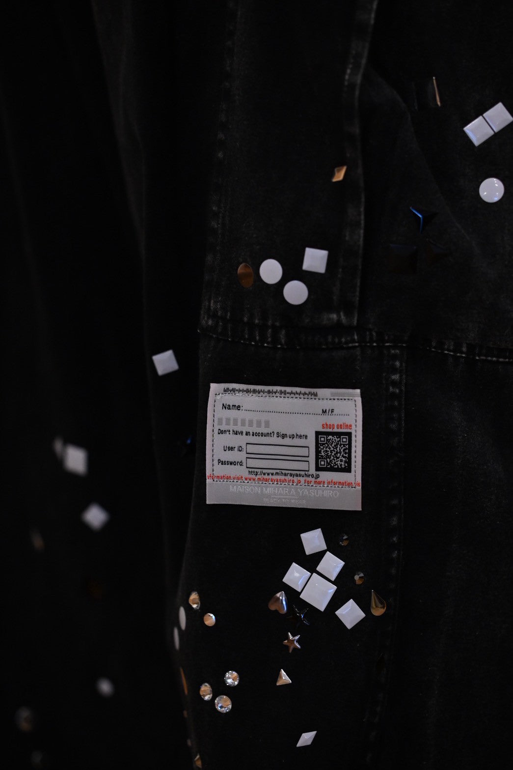 Maison MIHARA YASUHIRO / Embellished Military Shirt (A15SH087)