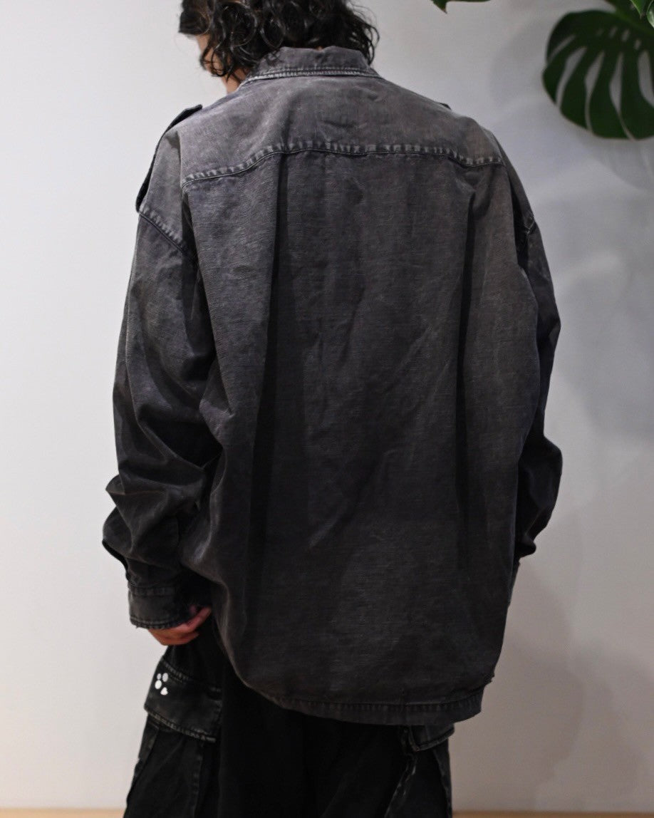 Maison MIHARA YASUHIRO / Embellished Military Shirt (A15SH087)