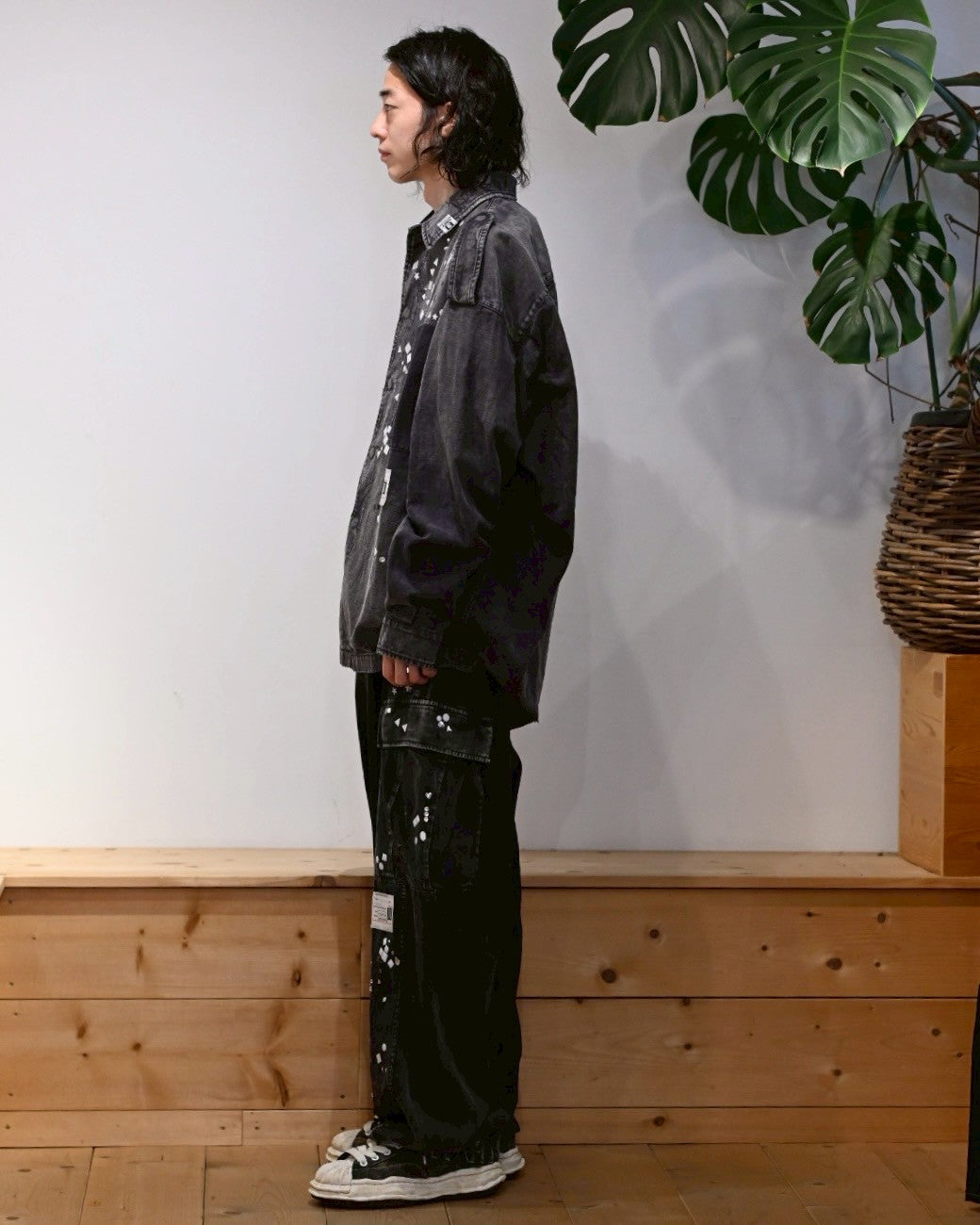 Maison MIHARA YASUHIRO / Embellished Military Shirt (A15SH087)