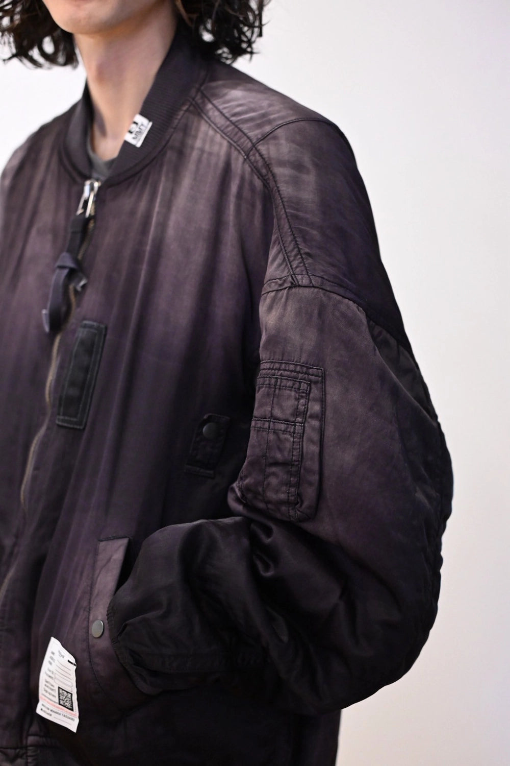 Maison MIHARA YASUHIRO / AGED FLIGHT JACKET (J15BL151)