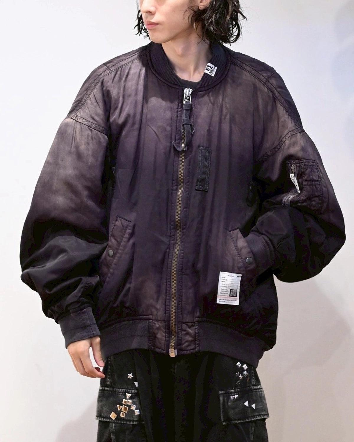 Maison MIHARA YASUHIRO / AGED FLIGHT JACKET (J15BL151)