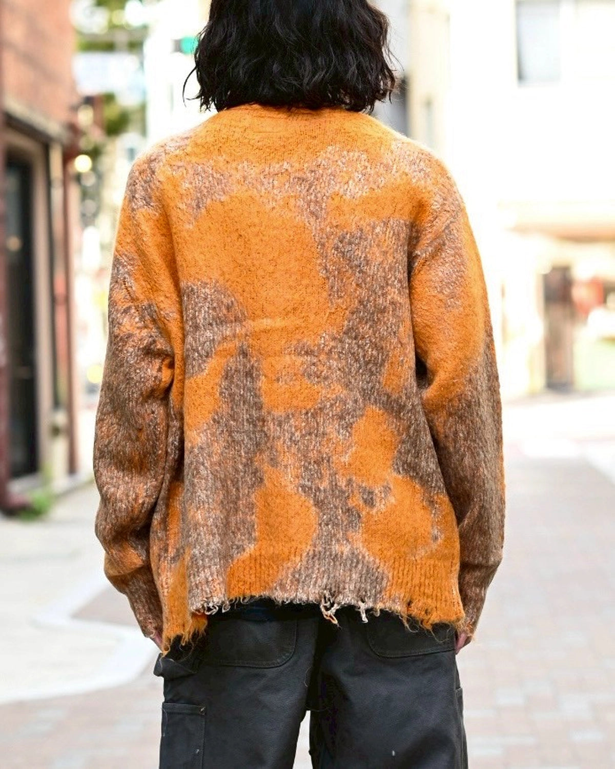 KAMIYA / Distressed Mohair Cardigan (G15CD063)