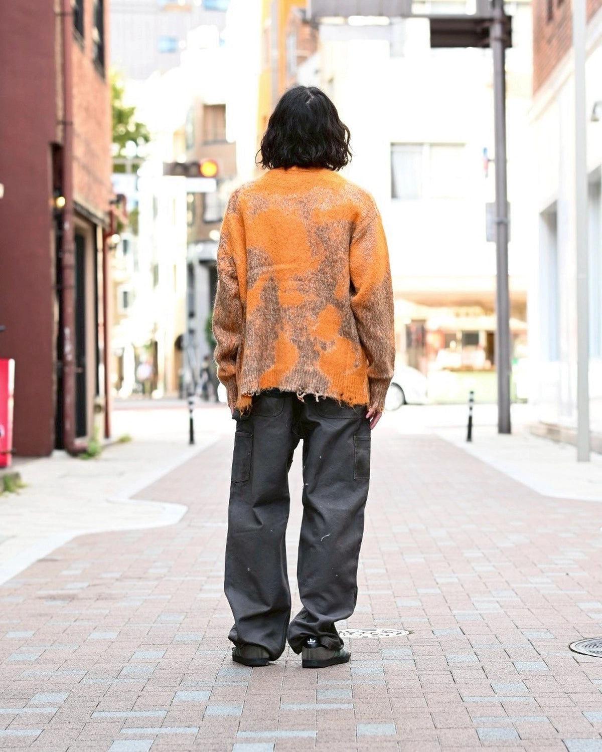 KAMIYA / Distressed Mohair Cardigan (G15CD063)