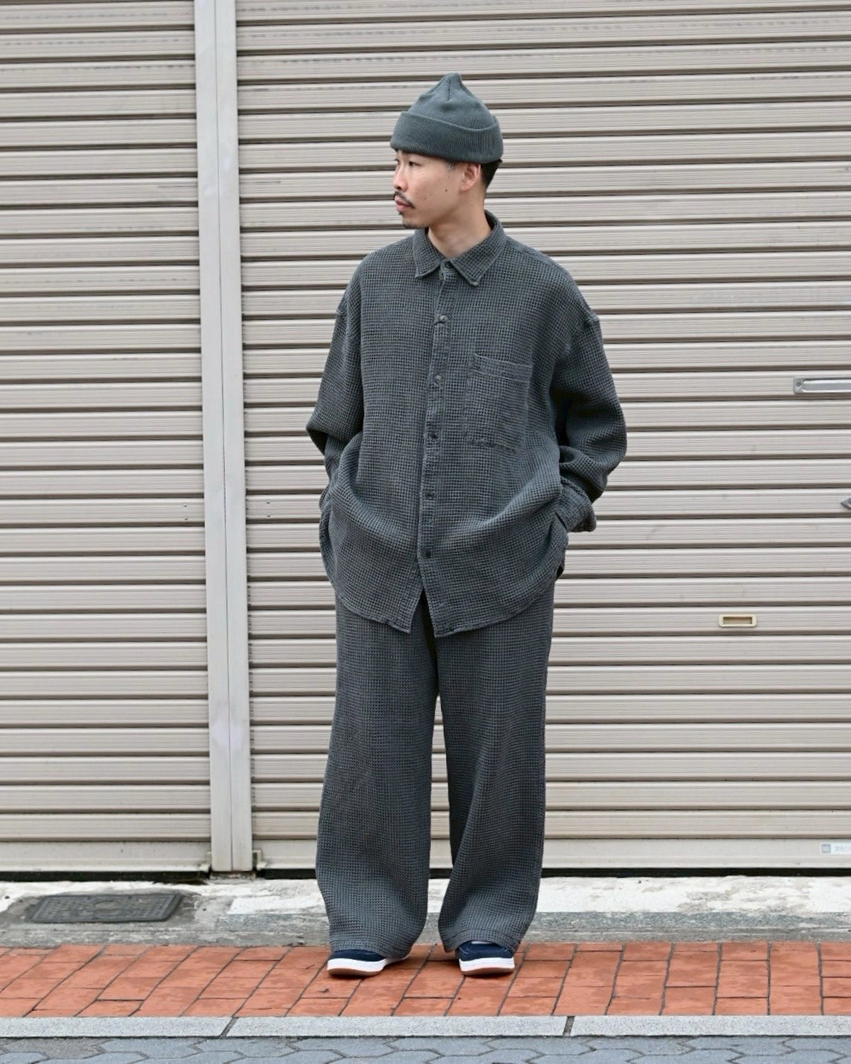 COOTIE PRODUCTIONS® / Pigment Dyed Waffle Easy Pants (CTE-25A106)