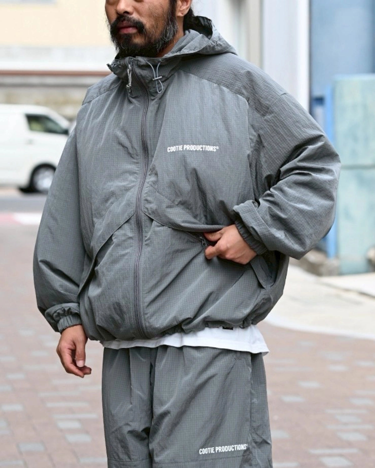 COOTIE PRODUCTIONS® / Nylon Ripstop Training Jacket (CTE-25S210)
