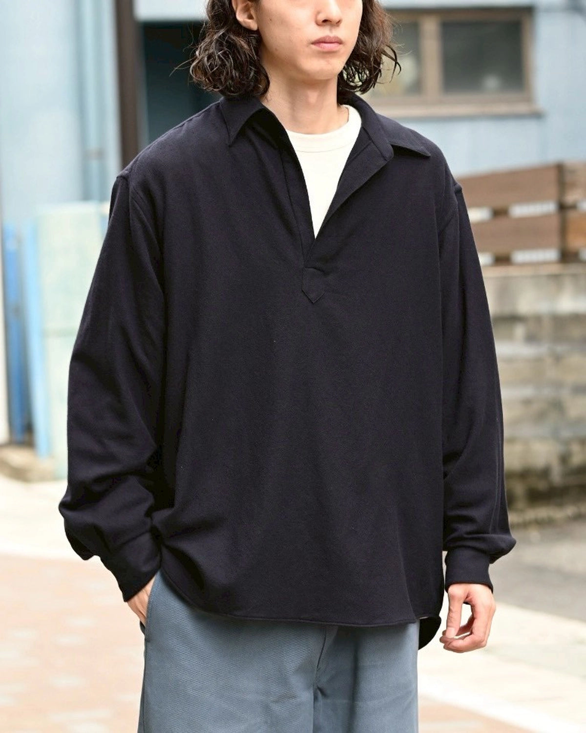 A.PRESSE / Wool Skipper Shirt (25AAP-02-11)