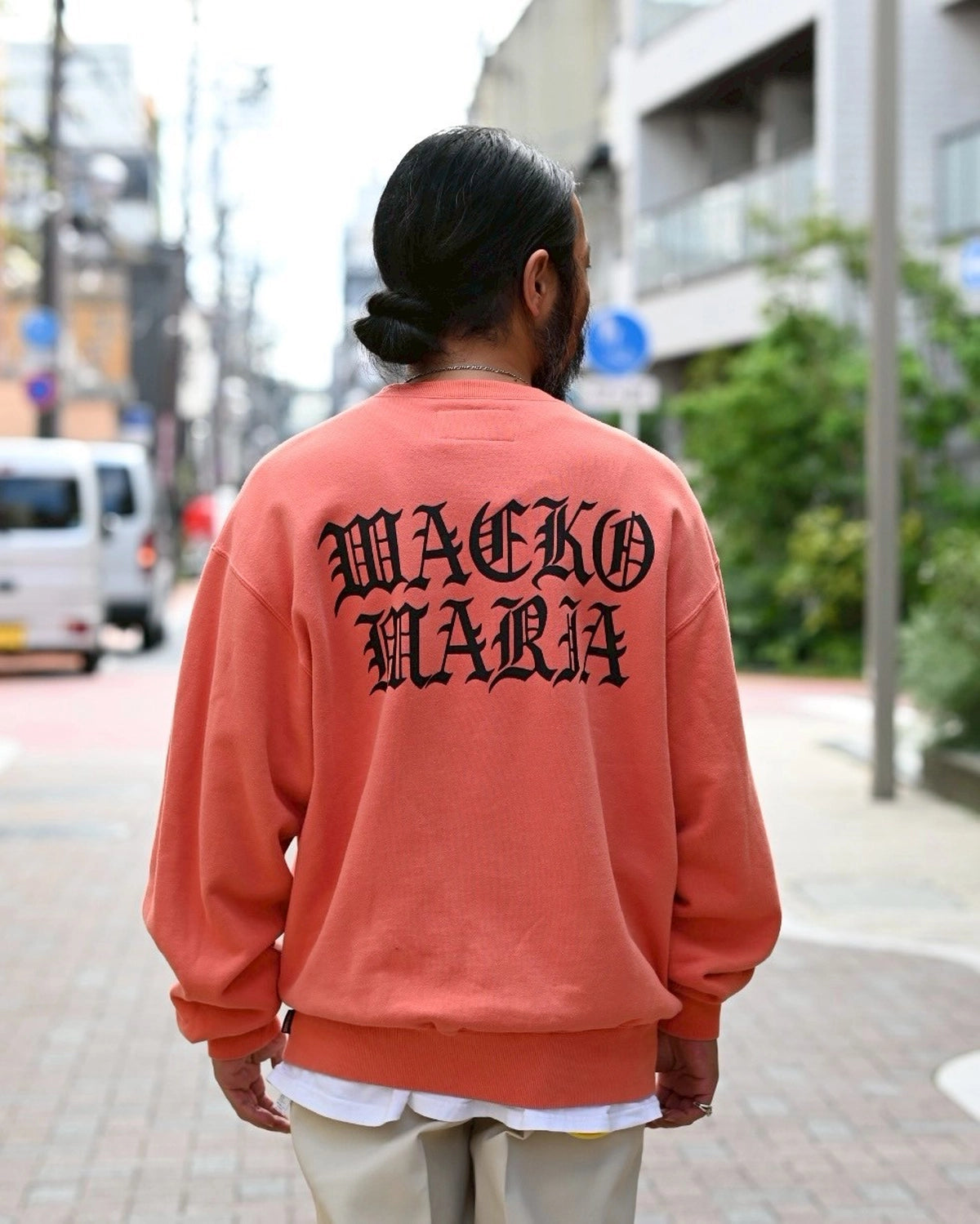 WACKO MARIA × DEATH ROW RECORDS / GARMENT DYED CREW NECK SWEAT SHIRT (DEATHROW-WM-SS03)