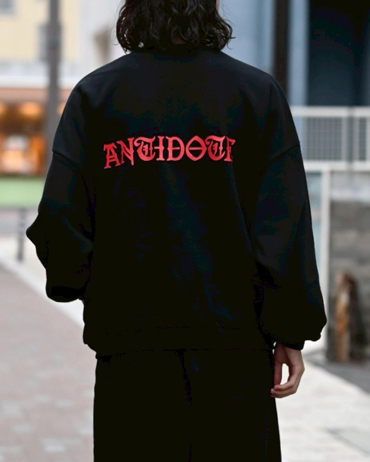 ANTIDOTE BUYERS CLUB / Over Sized Logo Crew Neck Sweatshirt (ABCAW25OS03)