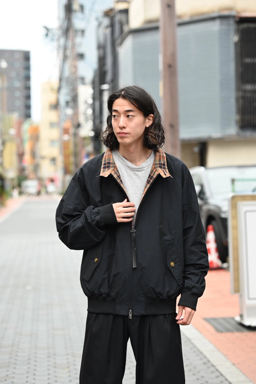 N.HOOLYWOOD COMPILE × BARACUTA / REVERSIBLE HARRINGTON JACKET (2252-BL80-045)