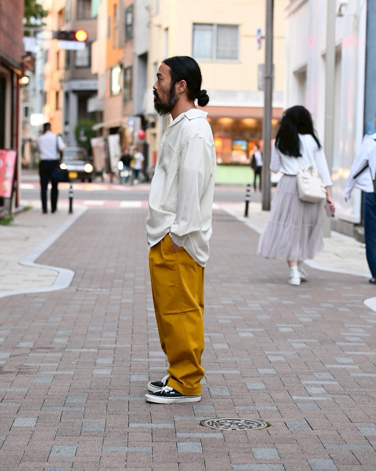 WACKO MARIA / DOUBLE PLEATED CHINO TROUSERS -TYPE-1- (25FW-WMP-PT01)