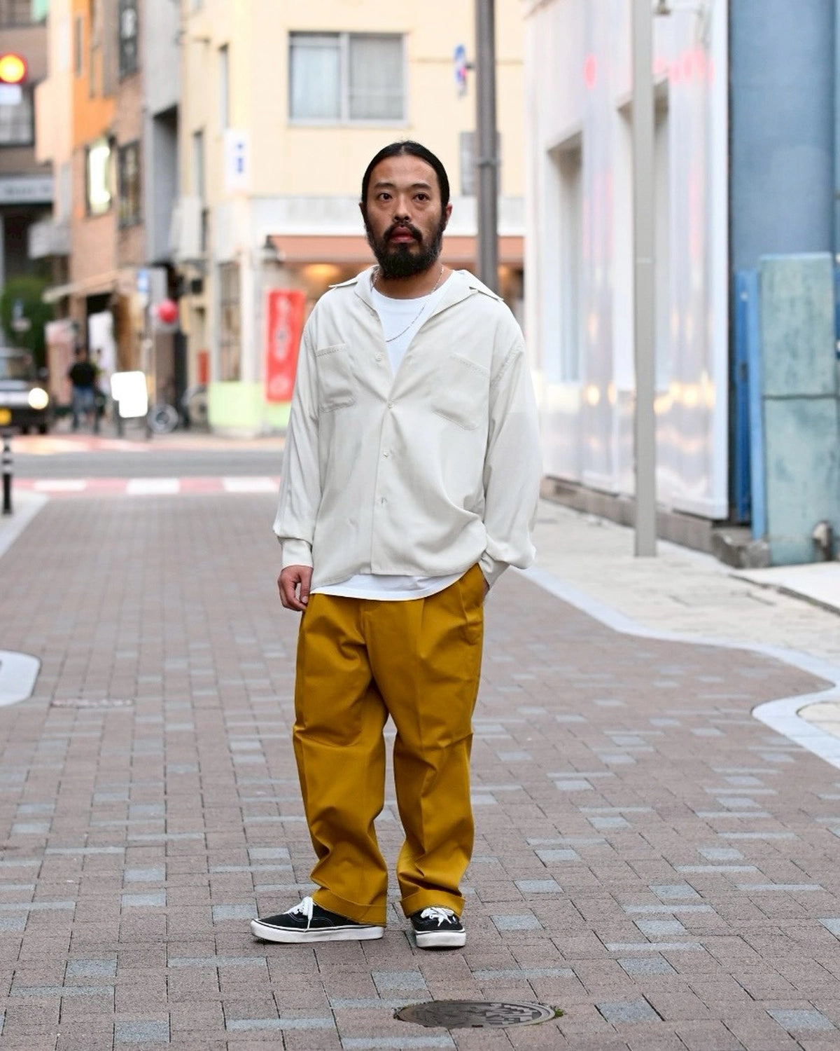 WACKO MARIA / DOUBLE PLEATED CHINO TROUSERS -TYPE-1- (25FW-WMP-PT01)