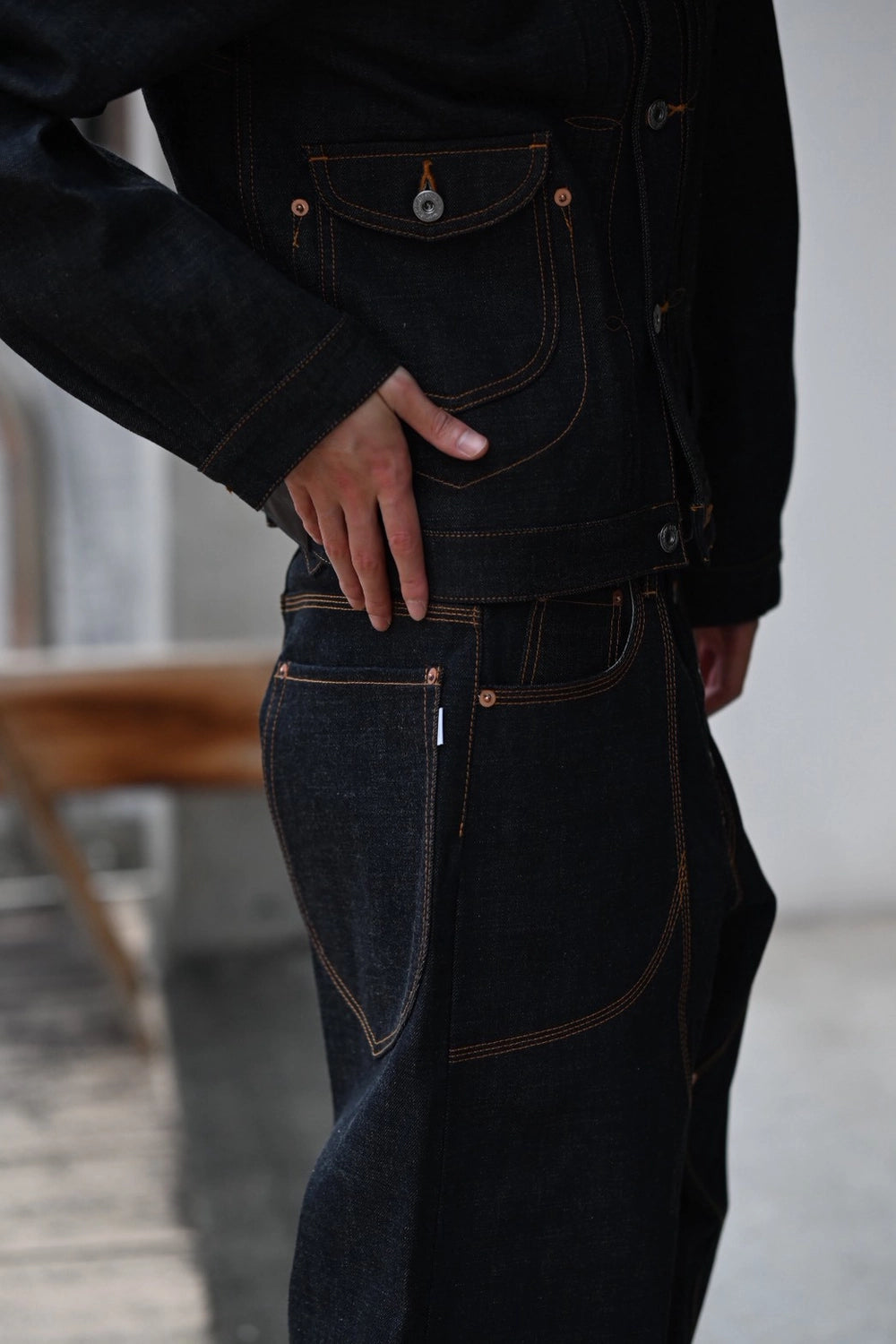 SUGARHILL / CLASSIC DOUBLE KNEE DENIM PANTS (CLASS003)