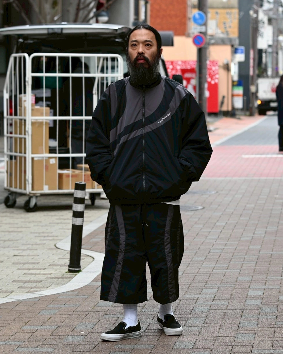 COOTIE PRODUCTIONS® / Nylon Paneling Track Jacket (CTE-26S208)