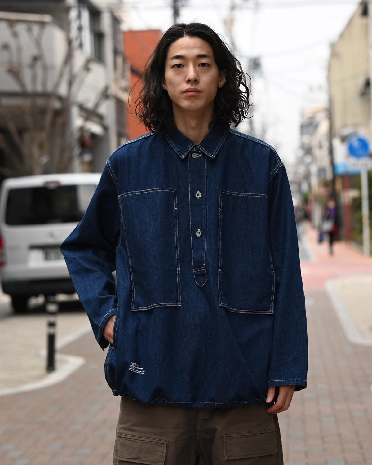 FreshService / DENIM PULLOVER SHIRT (FSC261-50186OB)