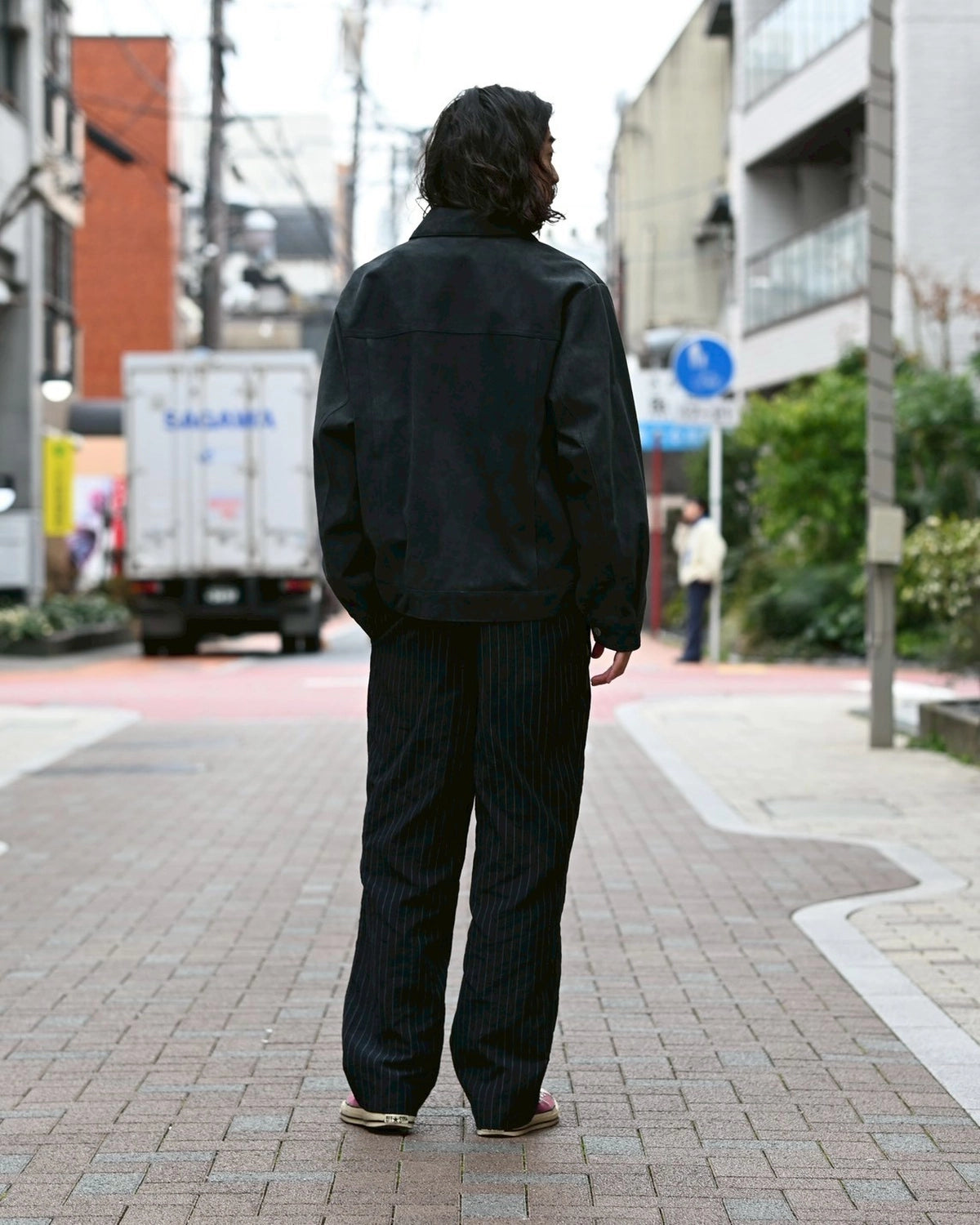 WACKO MARIA (※ J.B. Voice EXCLUSIVE ) / SUEDE LEATHER TRUCKER JACKET (WMGP-JBV-BL01)