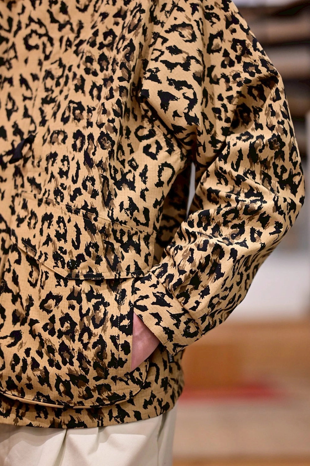 WACKO MARIA / LEOPARD BAGGIES JACKET (26SS-WMO-OD06)