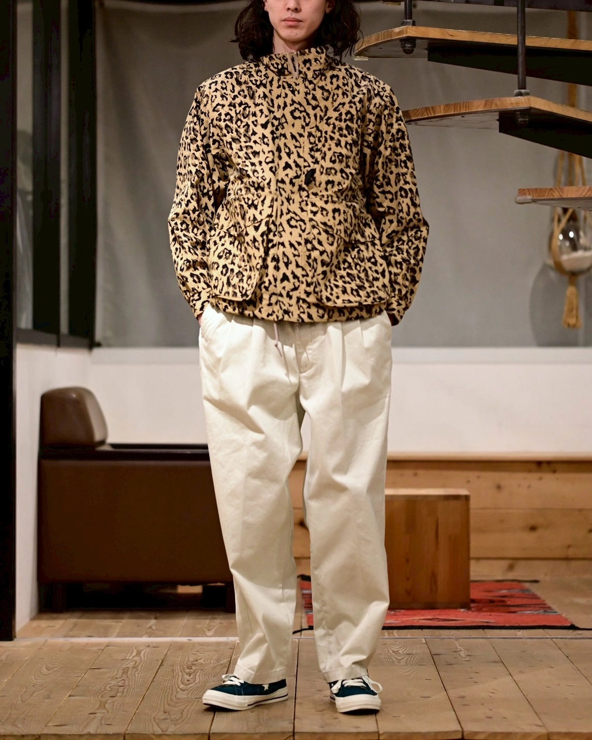 WACKO MARIA / LEOPARD BAGGIES JACKET (26SS-WMO-OD06)