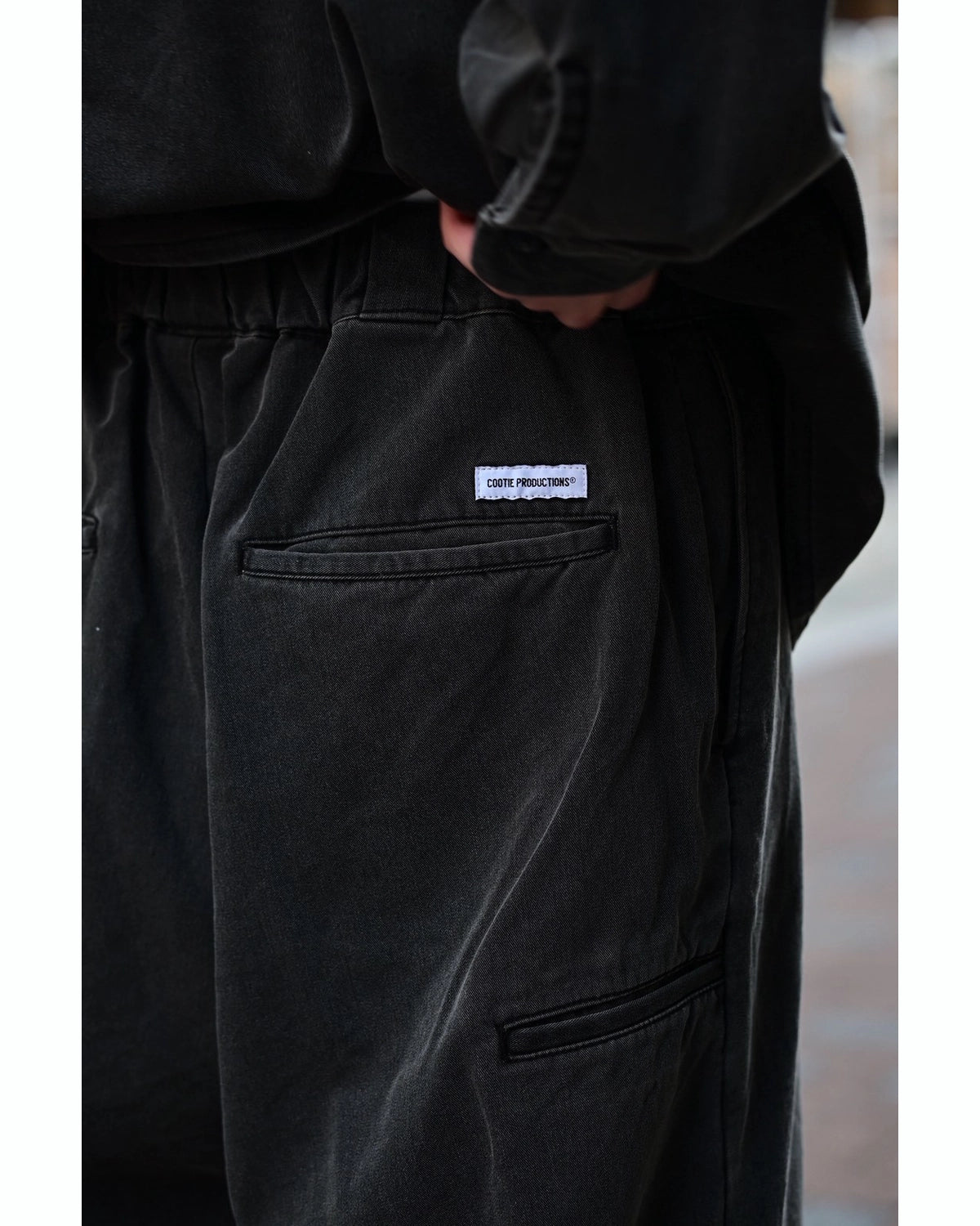 COOTIE PRODUCTIONS® / Pigment Coating  T/R Twill Double Knee Work Trousers (CTE-26S124)