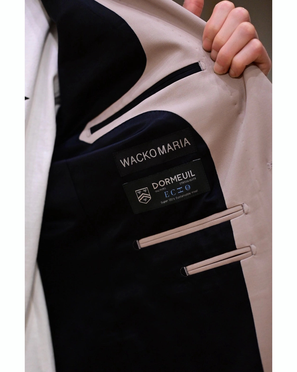 WACKO MARIA(ワコマリア) × DORMEUIL / SINGLE BREASTED JACKET -TYPE WACKO MARIA(ワコマリア) × DORMEUIL / SINGLE BREASTED JACKET -TYPE