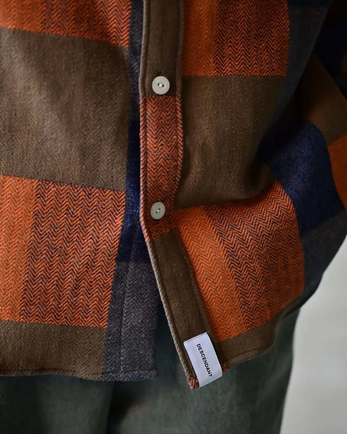 DESCENDANT / VANNING PLAID LS SHIRT (262CPDS-SHM02)