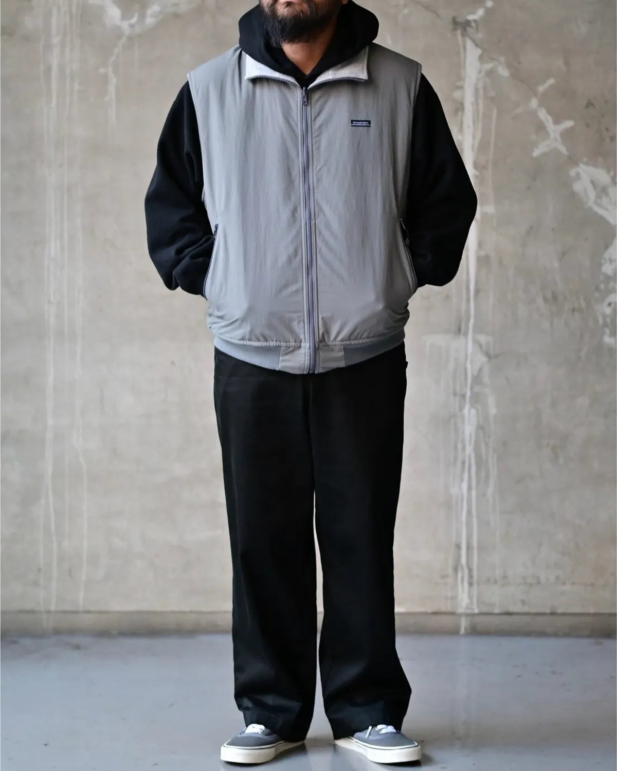 DESCENDANT / DAVID NYLON VEST (262TQDS-JKM03)