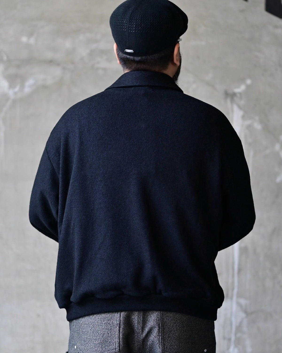 COOTIE PRODUCTIONS / W/N Boucle Polo Cardigan (CTE-26A307)