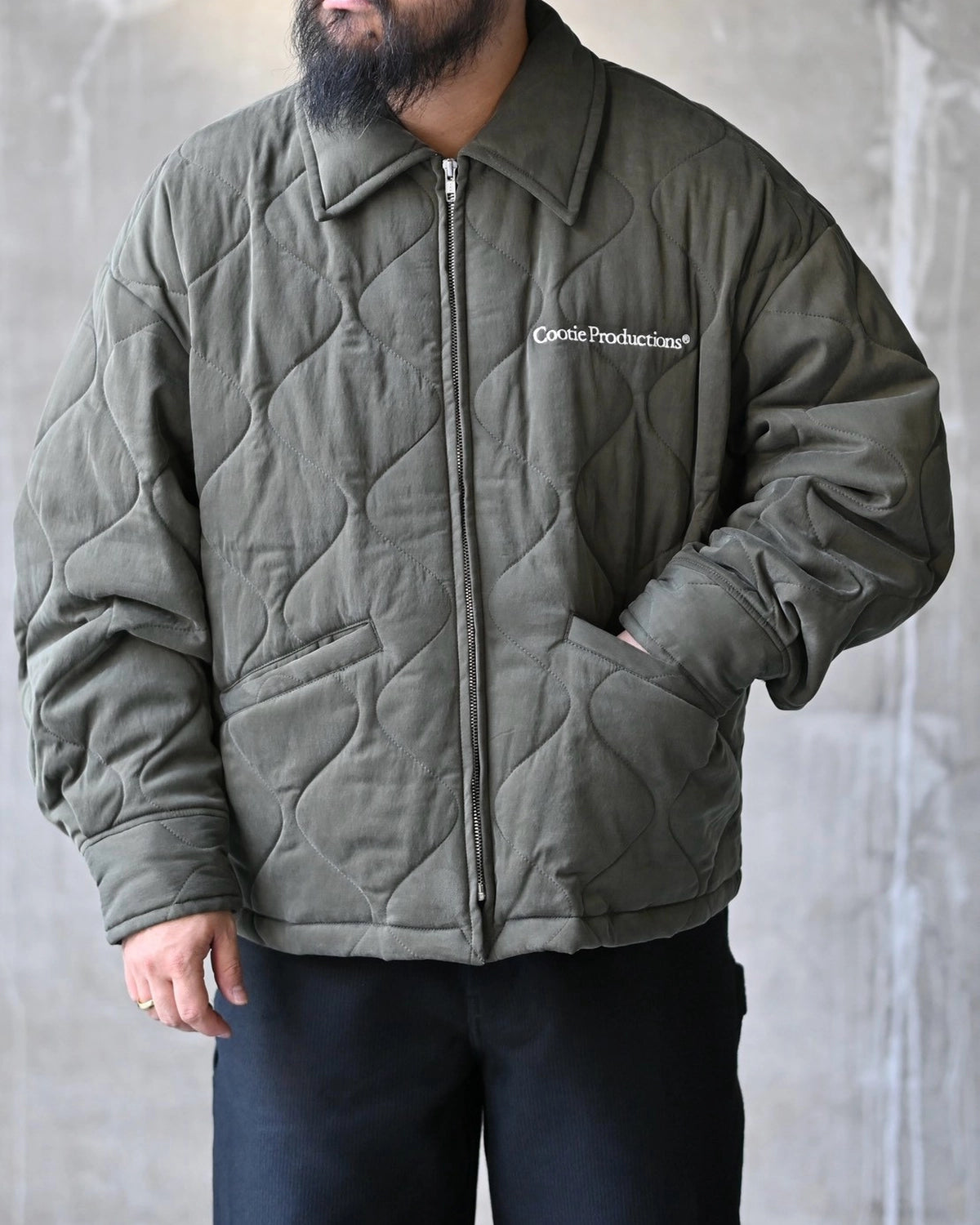 COOTIE PRODUCTIONS / Cu/Ny Satin Vietnam Liner Jacket (CTE-26A207)