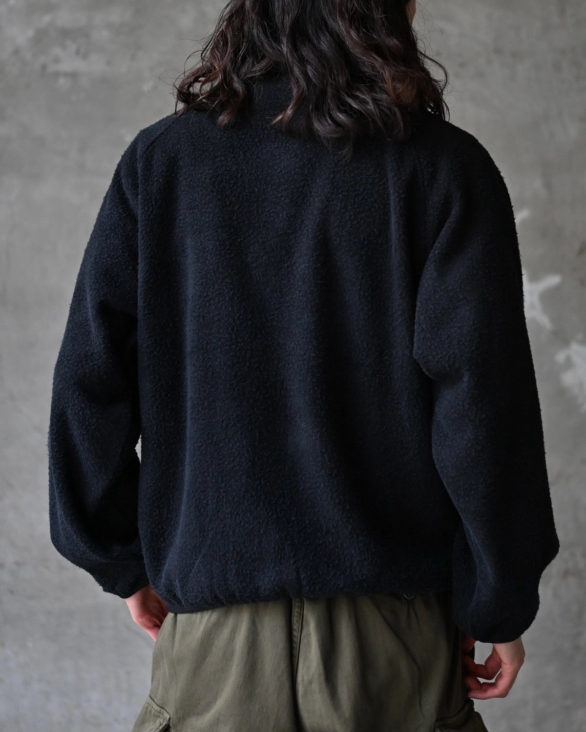 A.PRESSE / Vintage Silk Fleece Harf ZIP Jacket (26AAP-01-29)