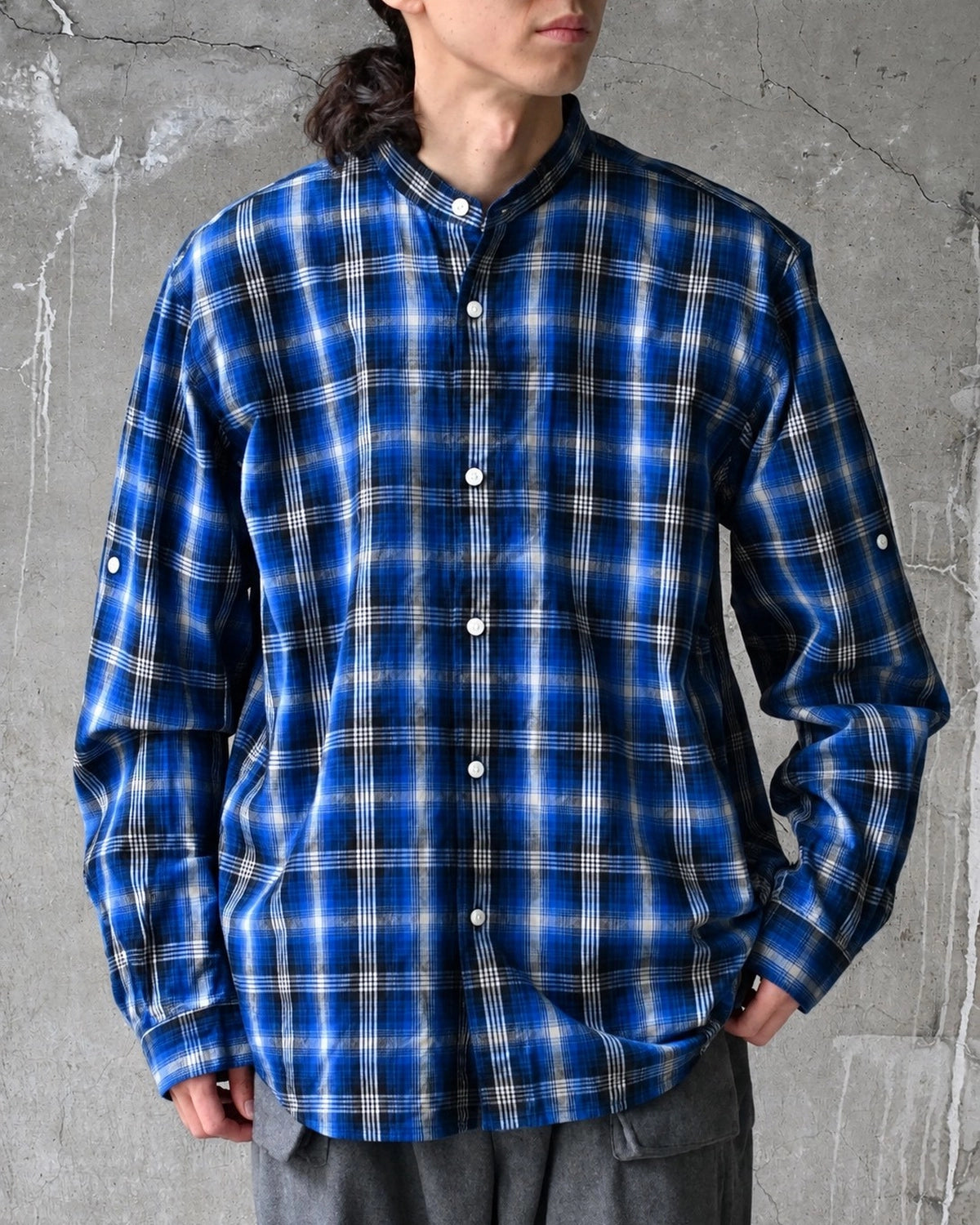 NONNATIVE × Rafu / WORKER SHIRT JACKET COTTON TWILL OMBRE CHECK (NN-S4905)