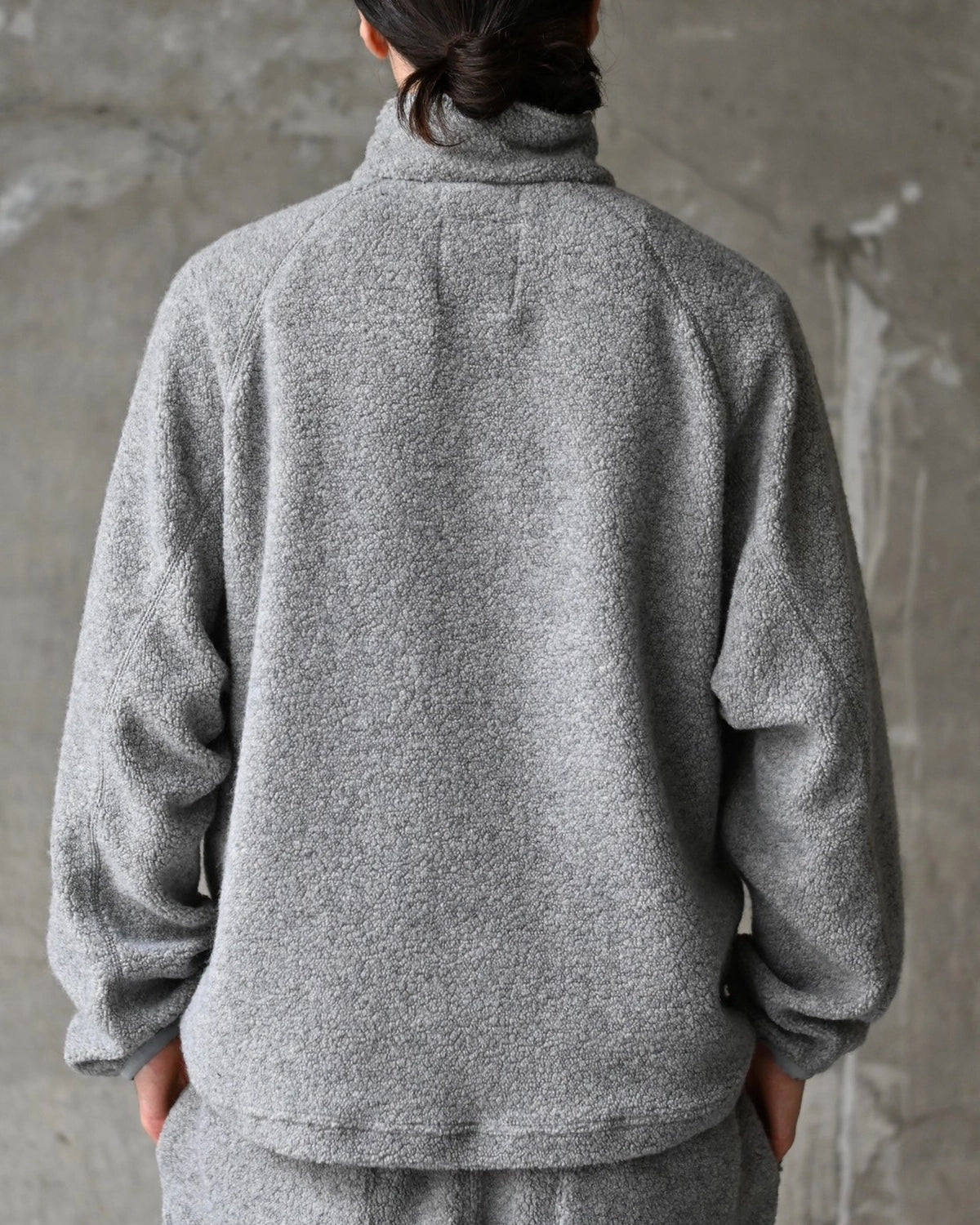 NONNATIVE / HIKER HALF ZIP BROUSON WOOL POLY NULON PILE  (NN-C4911)