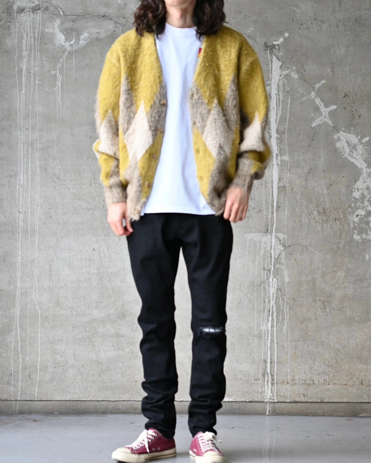 MINEDENIM / Black STR Denim S.Slim Jeans KST (MDFBF10101)