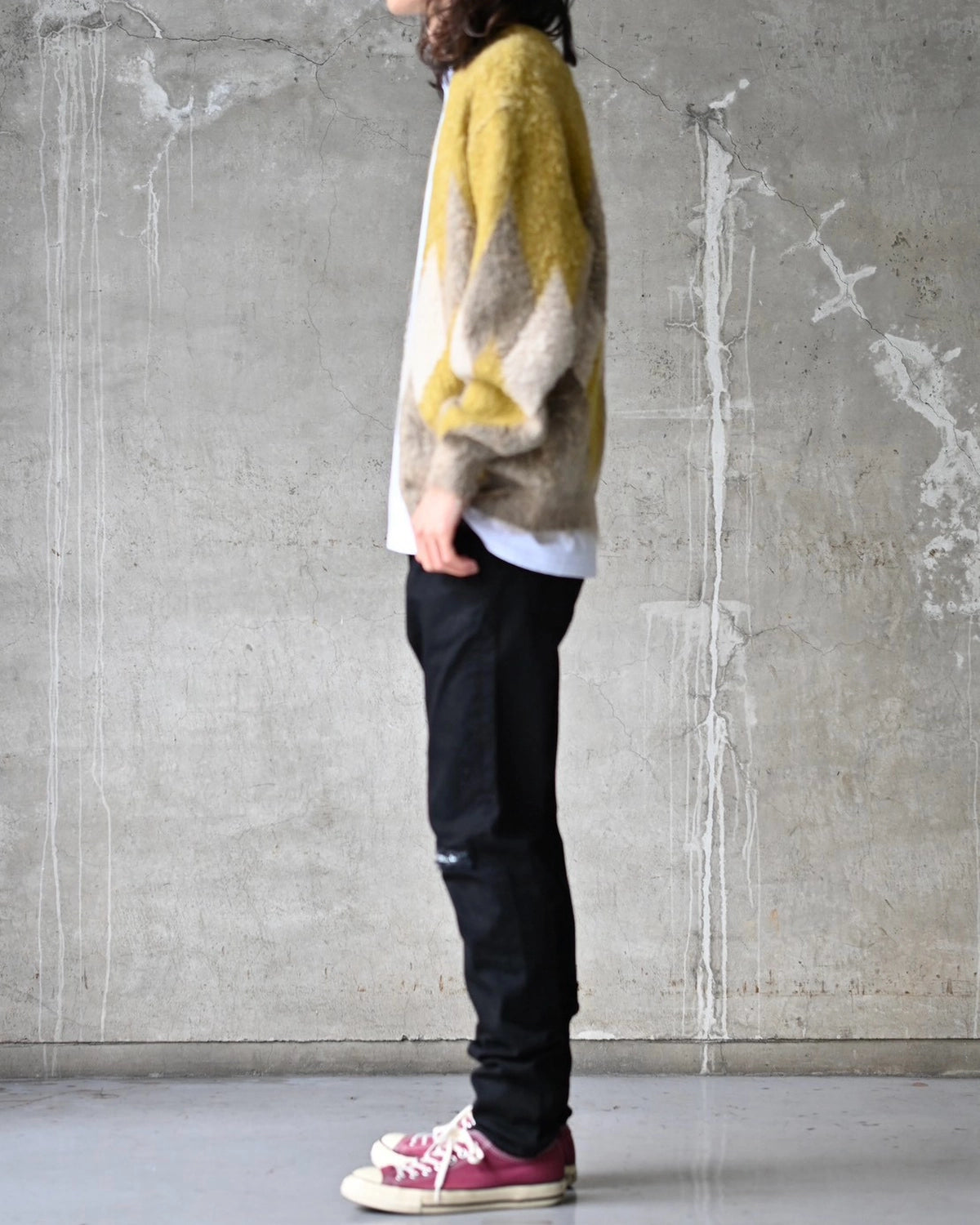 MINEDENIM / Black STR Denim S.Slim Jeans KST (MDFBF10101)