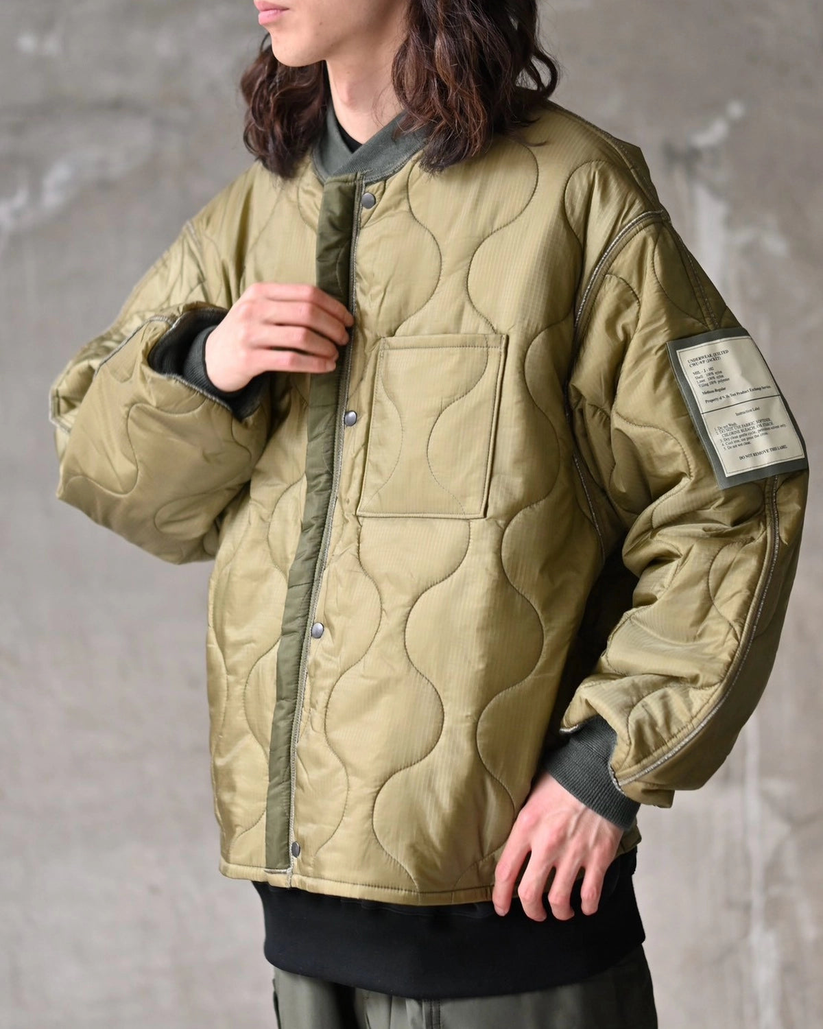 N.HOOLYWOOD TEST PRODUCT EXCHANGE SERVICE / QUILTED JACKET (9262-BL01-003)