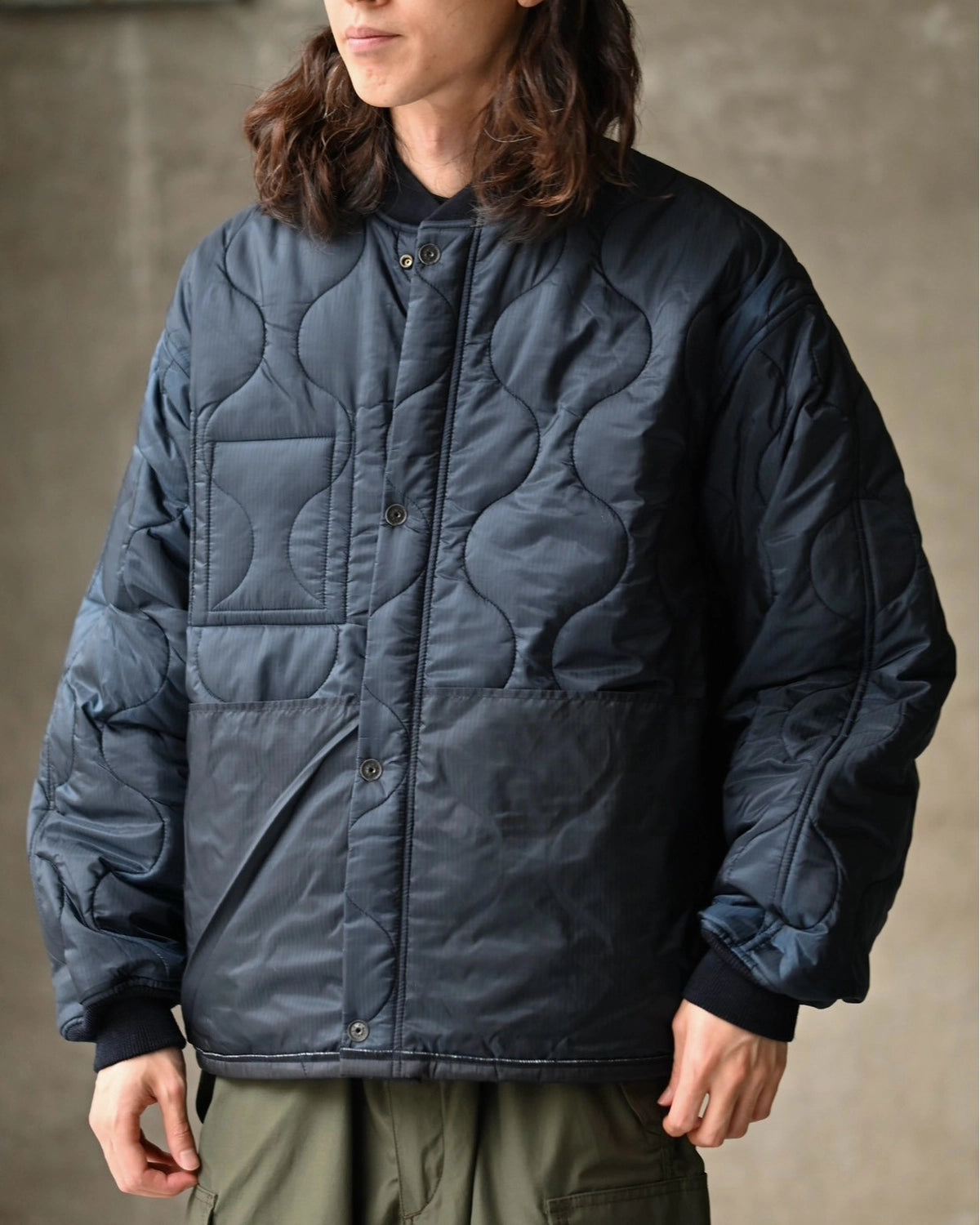 N.HOOLYWOOD TEST PRODUCT EXCHANGE SERVICE / QUILTED JACKET (9262-BL01-003)