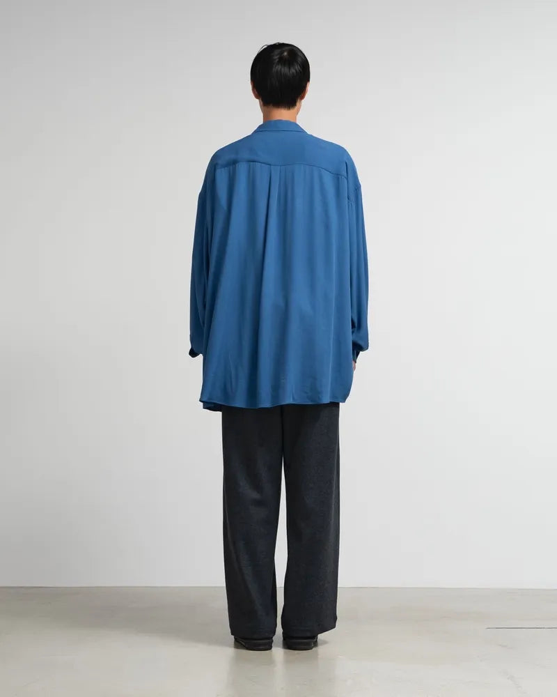 Graphpaper / SIDOGRAS Twill Viscose Oversized Sleeping Shirt (GM244-50148B)