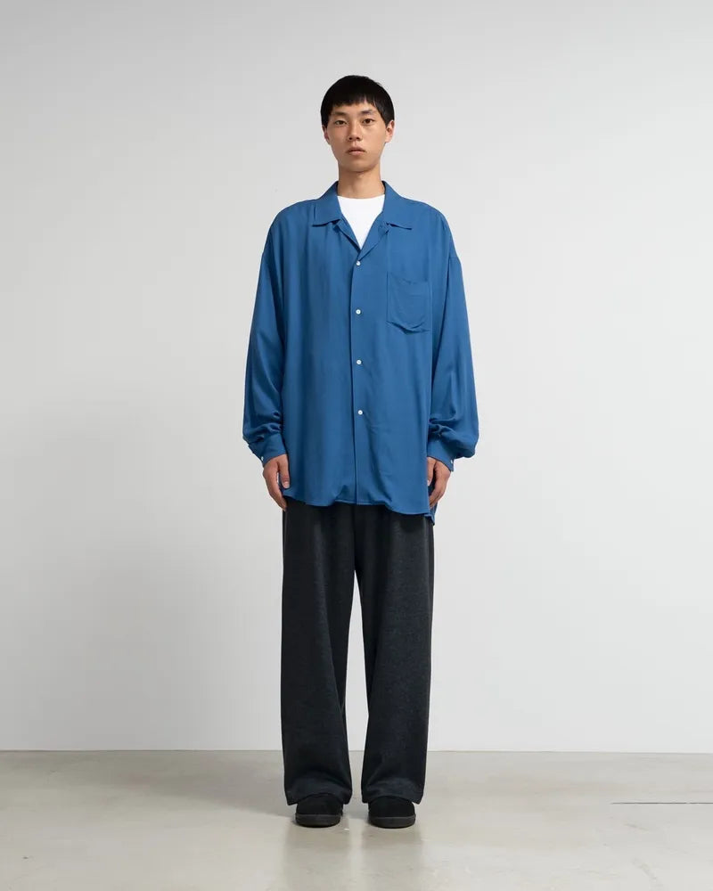 Graphpaper / SIDOGRAS Twill Viscose Oversized Sleeping Shirt (GM244-50148B)