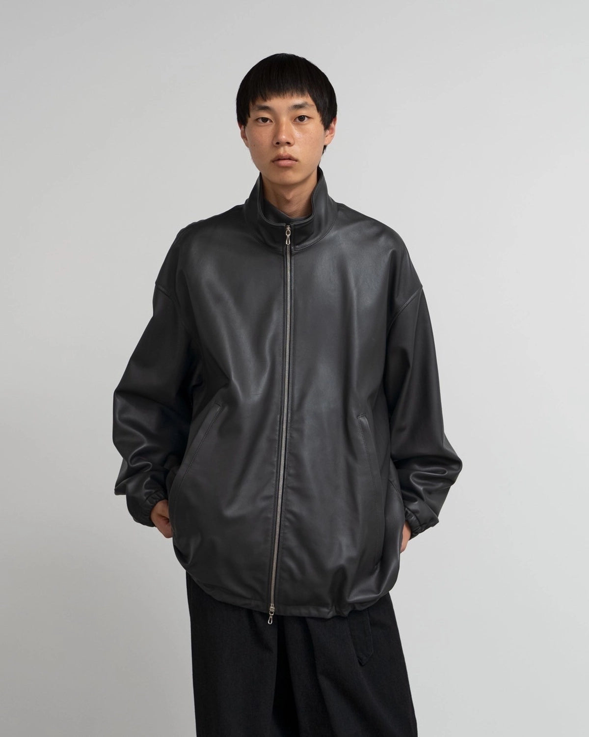 Graphpaper / Lamb Leather Track Blouson (GU251-30277)