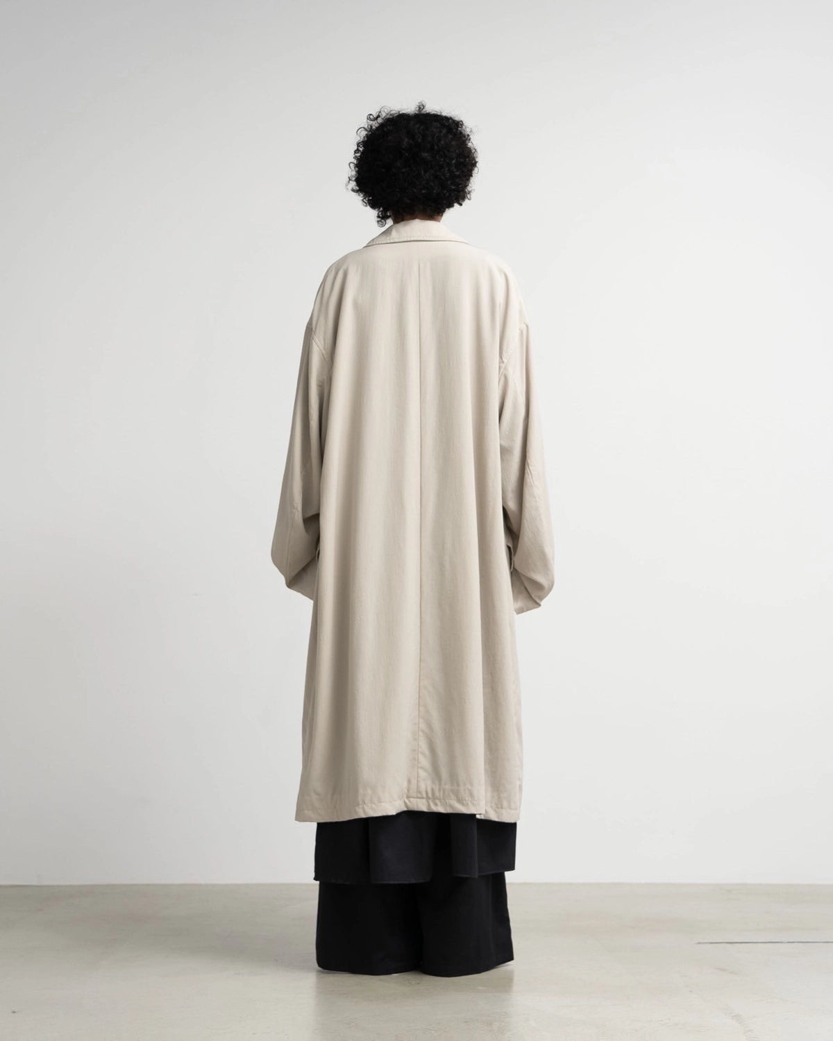 Graphpaper / Boiled Wool Oversized Bal Collar Coat (GU251-10265)