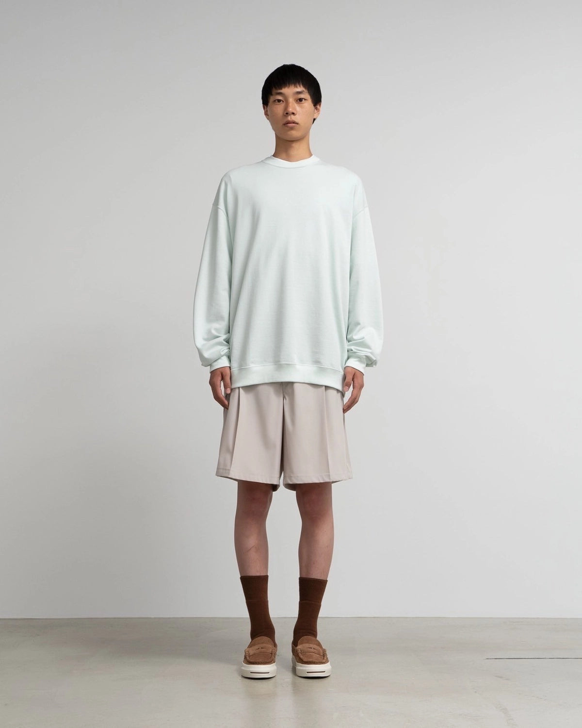 Graphpaper / High Cauge Soft Terry Crew Neck (GM251-70235)