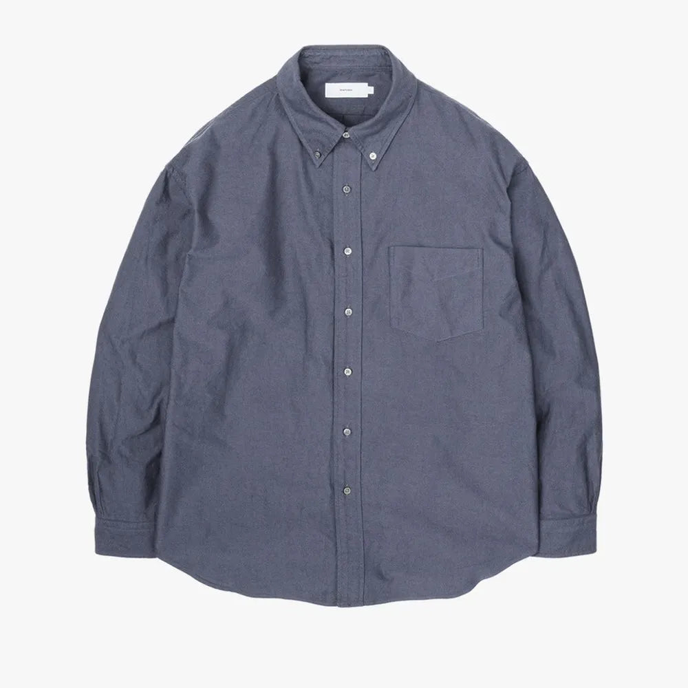 Graphpaper / Oxford L/S B.D Box Shirt (GM243-50020B)