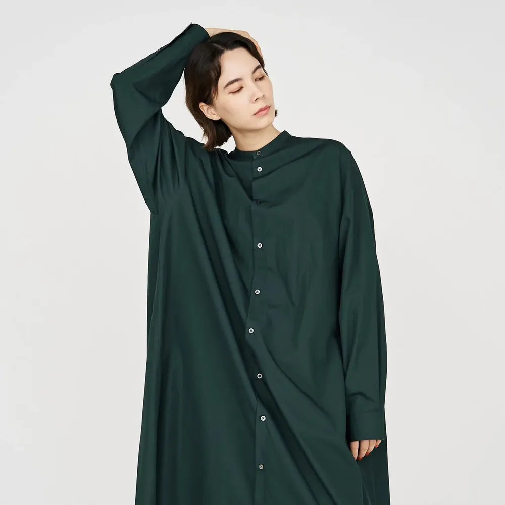 Graphpaper / High Count Broad Band Oversized Shirt Dress