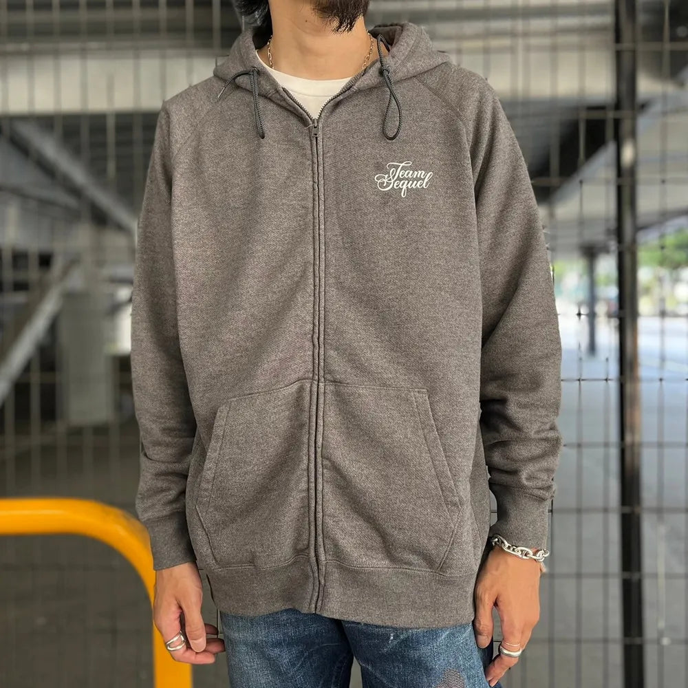 SEQUEL / T/C裏毛 ZIP HOODIE (SQ-24SS-HD-03)