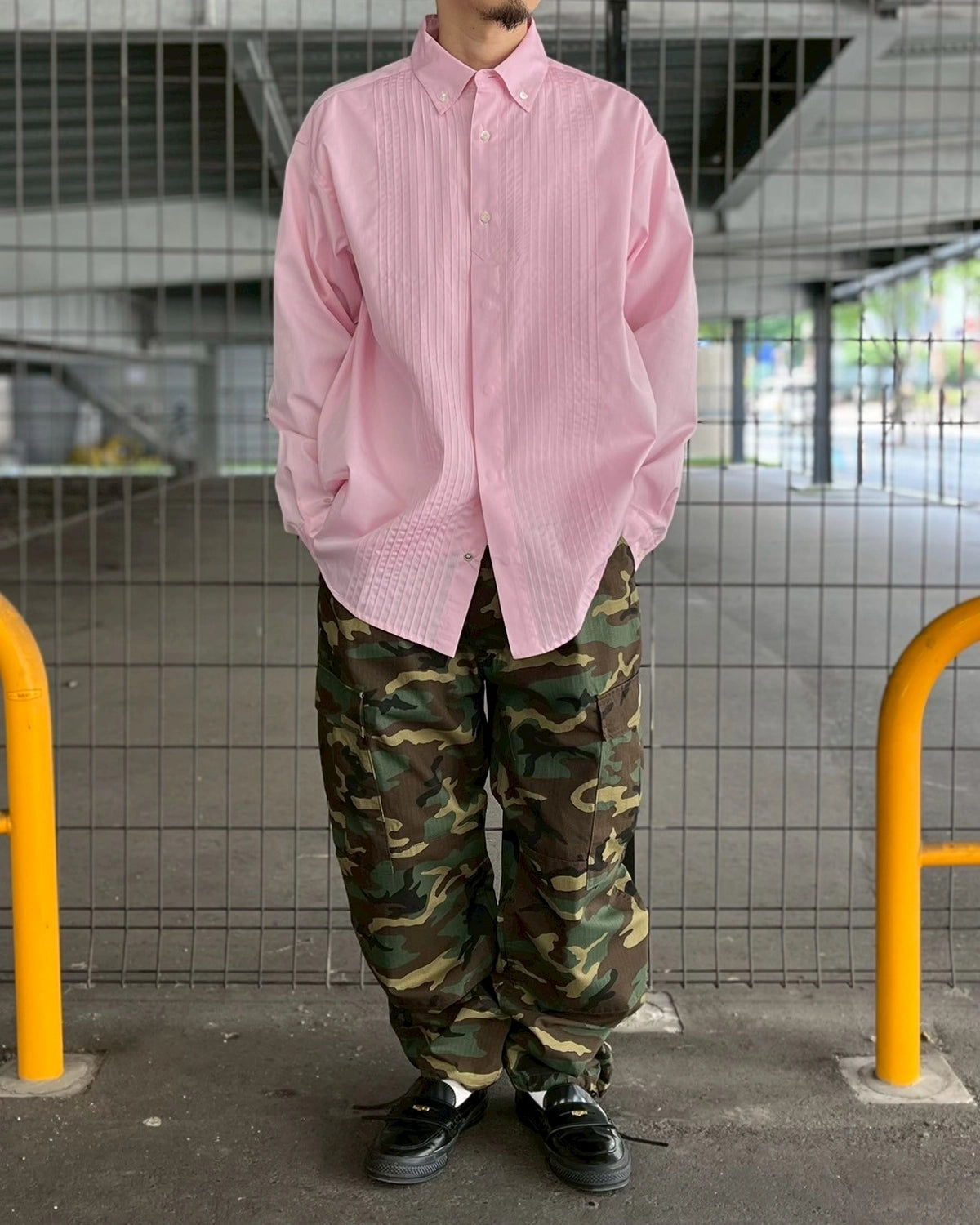 SEQUEL / PINTUCK SHIRT (SQ-25SS-SH-04)