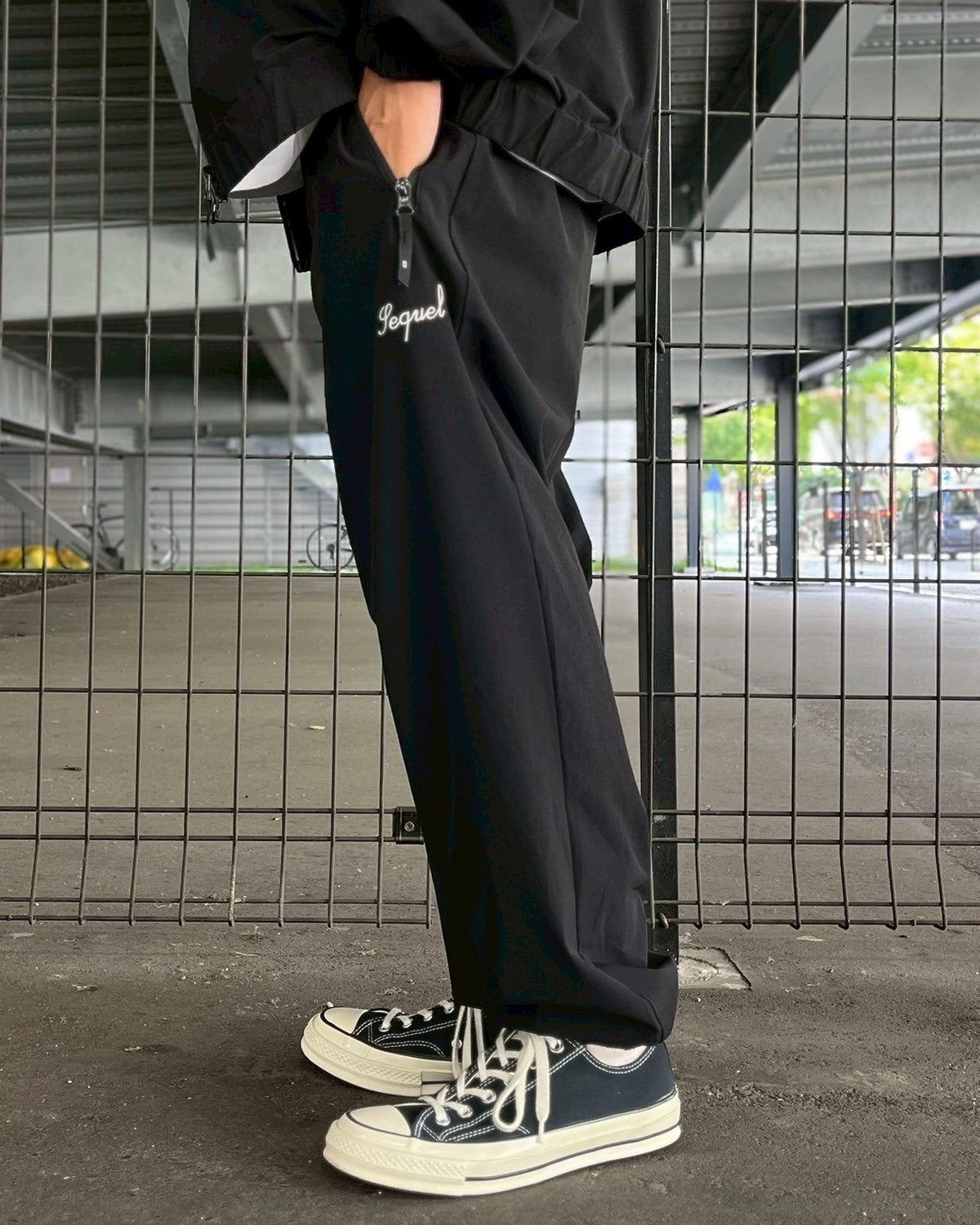 SEQUEL / NYLON SET UP PANTS (SQ-25AW-PT-01)