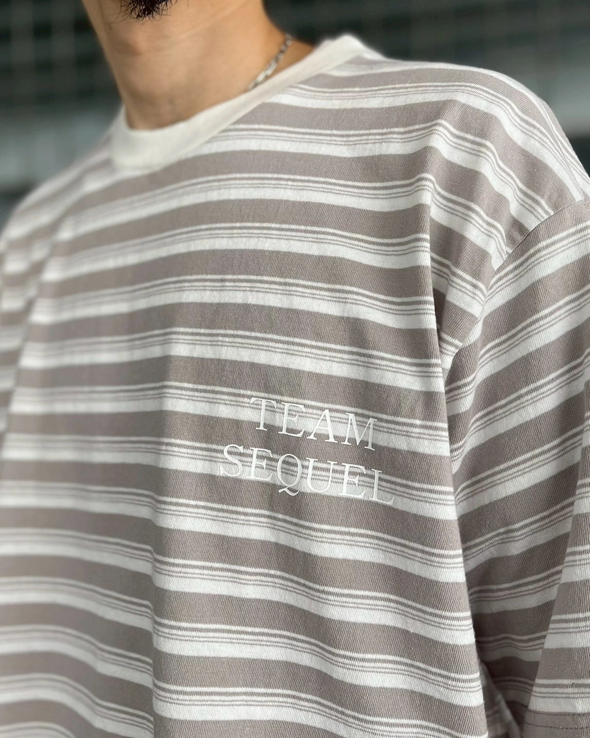 SEQUEL / BORDER T-SHIRT (SQ-25AW-CS-01)
